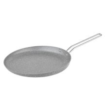 Oms 24 cm Gri Granit Krep Tava