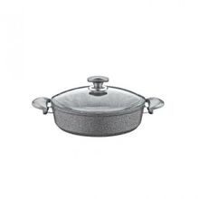 Oms Collection 34 cm Granit Gri Karnıyarık Tenceresi
