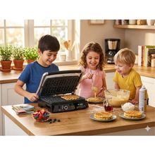 Oms Collection - Otomatik Çok Amaçlı Grill Tost Makinesi ( 3278 - Gri )