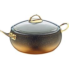 Oms Granit Gold 28 cm Küre Karnıyarık Pilav Tenceresi