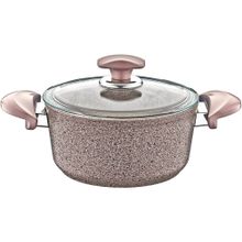 Oms Granit Kahverengi 20 cm Derin Tencere