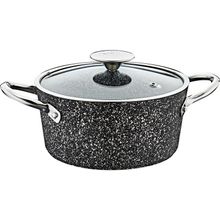 Oms Indüksiyon 3116 Siyah 22 cm Granit Derin Tencere