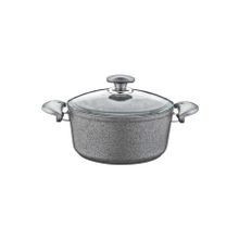 Oms OMS-0172 24x12 cm Gri Granit Derin Tencere