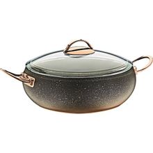 Oms Paslanmaz Granit 30x8 Cm Pilav Küre Tencere