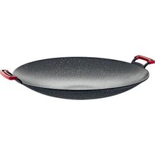 Oms Siyah 40 cm Granit Saç Kavurma Tava