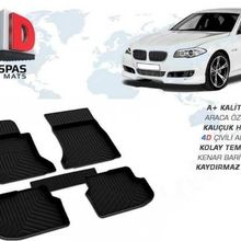 Omsa Bmw 5 Serisi F10 X Drive 4D Siyah 2013-2016 Arası Havuzlu Paspas