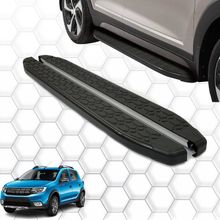 Omsa Dacia Sandero Stepway Blackline Siyah 2012-2020 Arası Yan Basamak