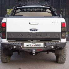 Omsa Ford Ranger Dakar 2011 ve Sonrası Ledli Sensörlü Çelik Arka Tampon