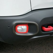 Omsa Jeep Renegade Siyah Krom 2 Parça 2014 ve Sonrası Reflektör Çerçevesi
