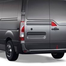 Omsa Nissan NV400 2010 ve Sonrası Taşlı P.Çelik Krom Arka Tampon Eşiği