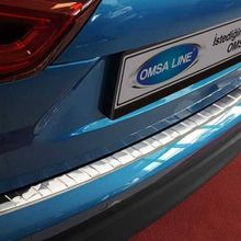 Omsa Nissan Qashqai 2017 ve Sonrası Taşlı Krom Arka Tampon Eşiği