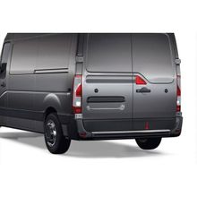 Omsa Opel Movano 3 2010 ve Sonrası Taşlı P.Çelik Krom Arka Tampon Eşiği
