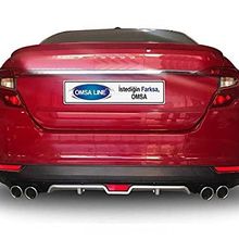 Omsa Race A1 Universal Egzoz Görünümlü Difüzör
