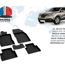Omsa Renault Kadjar 4D Siyah 2014 ve Sonrası Havuzlu Paspas
