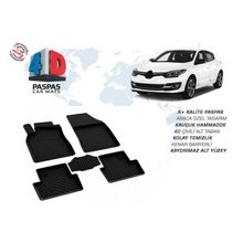 Omsa Renault Megane 3 4D Siyah 2008-2015 Arası Havuzlu Paspas
