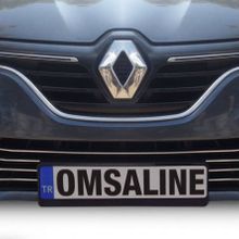 Omsa Renault Megane 4 HB 2016-2020 7 Parça Krom Ön Tampon Alt Çıta