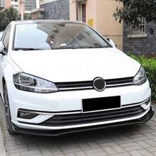 Omsa Vw Golf 7 2017-2019 Lip Plus V2 3 Parça Piano Siyah Abs Ön Tampon