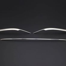Omsa VW Passat B8 2015-2019 Arası 3 Parça Krom Arka Tampon Çıtası