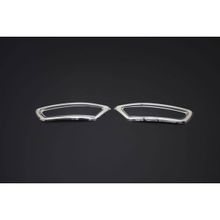 Omsa VW Passat B8 Krom R Line Difüzör 2015-2019 Arası Egzoz Çerçevesi
