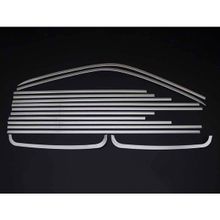 Omsa VW T5 Transporter 14 Parça Tek Sürgü Uzun Şase 2003-2010 Arası Krom Cam Çerçevesi