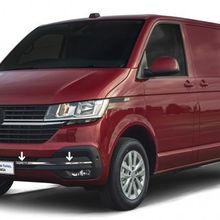 Omsa VW T6.1 Transporter 2020 ve Sonrası 4 Parça Krom Ön Tampon Alt Izgara