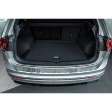 Omsa VW Tiguan 2016 ve Sonrası Taşlı Krom Arka Tampon Eşiği