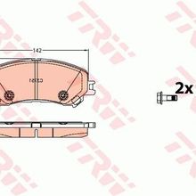 Ön Fren Balatası (Renault Megane 11/02>10/08)