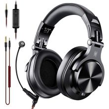 OneOdio A71D Kablolu Oyuncu Kulaklığı - Çağrı Merkezi - Çıkartılabilir Mikrofonlu, Ps4/ps5/xbox/pc Uyumlu - Siyah