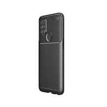 OnePlus Nord N10 Siyah Kılıf Silikon Deri Görünümlü Parmak İzi Bırakmaz Niss