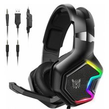 Onikuma K-10 Pro 2.2 mt Ledli Kablolu Oyuncu kulak üstü Kulaklık