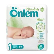Önlem Botanika No:1 Yenidoğan 64 Adet Bebek Bezi