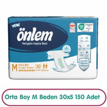 Önlem M Beden 30x5 150 Adet Yetişkin Hasta Bezi