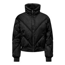 Only 15293753 Onlmia Short Aop Puffer Cc Otw Siyah Kadın Mont
