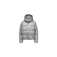 Only 15326045-DECEMBER-SKY Onlmercedes AOP Puffer Gri Kadın Mont