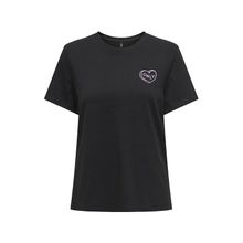 Only 15339251 Lotta Siyah Kadın T-shirt