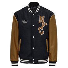 Only 22022572 Lacivert Onsjay Varsity Jacket Otw Erkek Ceket