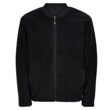 Only 22022674 Siyah Onssawyer Fleece Bomber Otw Erkek Polar Ceket