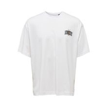 Only & Sons 22022638 Onsgarth Ovz Beetle Ss Tee Açık Beyaz Oversize Erkek T-shirt