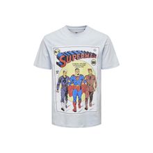 Only & Sons 22026069_ONSWB REG SS TEE O Yaka Baskılı Mavi Erkek T-shirt