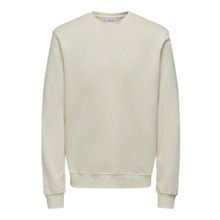 Only & Sons Onsconnor Authentic Reg Crew Neck Antique White Erkek Sweatshirt