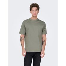 Only & Sons Onsfred Rlx Ss Tee Noos Gri Castor Gray Erkek T-shirt