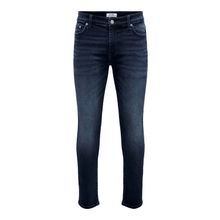 Only & Sons Onsloom Slim Jax Dbd 0110 ANA DNM 10Y Dark Blue Denim Erkek Jean Pantolon