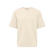 Only & Sons Onsmoab Life Rlx Ss Sweat Krem Erkek Sweatshirt