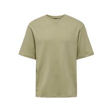 Only & Sons Onsmoab Life Rlx Ss Sweat Soluk Yeşil Erkek Sweatshirt