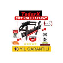 Onur ASK01 32-42-50-55 Çift Kollu Hareketli LCD LED TV Askı Aparatı