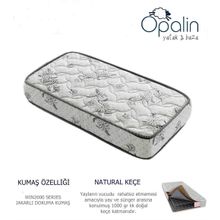 Opalin Tuğralı Ortopedik 110x190 cm Soft Yaylı Yatak