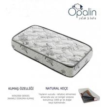 Opalin Tuğralı Ortopedik 70x160 cm Yaylı Yatak