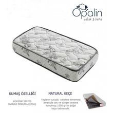 Opalin Tuğralı Ortopedik 80x170 cm Yaylı Yatak