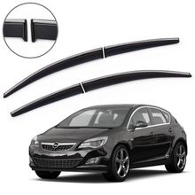 Opel Astra J HB Sedan Krom Çıtalı Cam Rüzgarlığı