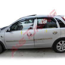 Opel Corsa C Tk 2000-2006 Paslanmaz Çelik 4 Parça Krom Cam Çıtası